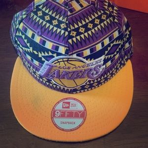 New Era Los Angeles Lakers(LAL) Tribal SnapBack